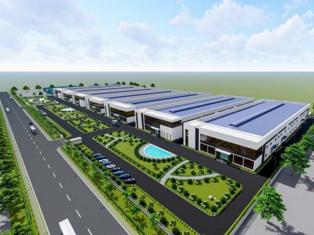 Cụm công nghiệp mới quy hoạch. Tại mặt QL39 thị trấn Hưng Nhân, Thái Bình cũ.